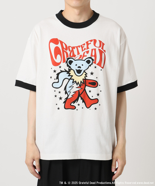 セール】【AIRTOWNE MILLS×GRATEFUL DEAD】別注 リンガーTシャツ