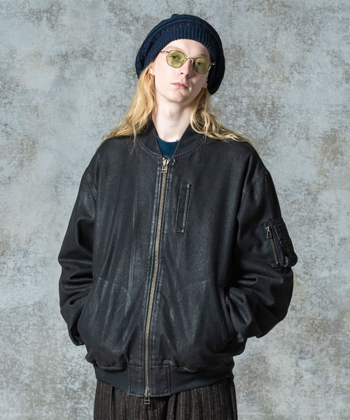 Paraffin Coated Denim MA-1 / パラフィンコートデニムMA-1（MA-1