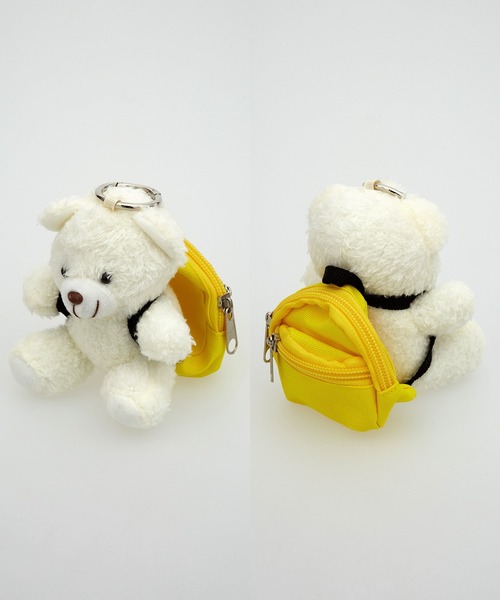 セール】an meets zakka リュック背負いクマさんキーホルダー