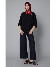 美品　ヘリントンドットサイ　ラインパンツ　ブルー×ブラック　フリーサイズ 美品 ヘリントンドットサイ ラインパンツ ブルー×ブラック