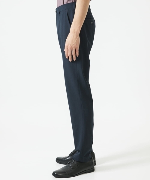 MK MICHEL KLEIN HOMME （エムケーミッシェルクランオム）の「【洗える / 快適清涼素材】クーリッシュメッシュスラックス（スラックス・メンズ・ネイビー/ブラック・46/44/48/50）」の6枚目の写真