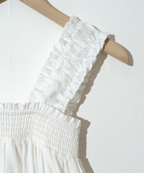 flower(フラワー)の「スウィート2wayワンピース(ワンピース・レディース・ホワイト/ブラック・FREE)」の20枚目の写真