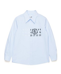 MM6 Maison Margiela(エムエムシックス メゾン マルジェラ)Kids & Junior ブランドロゴ長袖シャツ