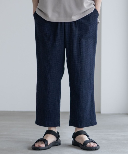 NAVY(ネイビー)の「NAVY 楊柳 アンクルパンツ(その他パンツ・メンズ・オリーブ/グレー/ネイビー・M/L/XL)」の3枚目の写真