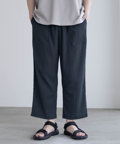 NAVY(ネイビー)の「NAVY 楊柳 アンクルパンツ(その他パンツ・メンズ・オリーブ/グレー/ネイビー・M/L/XL)」の1枚目の写真