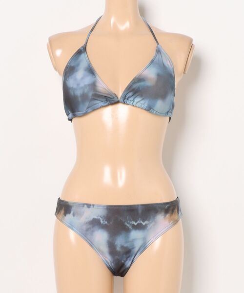 半額!!!★タイダイ柄水着(⑨M) 3点SET お買い得 ビキニ 水色 ブルー Amazon | ブルーマリンボーダー3点セットビキニ【水着,みずぎ