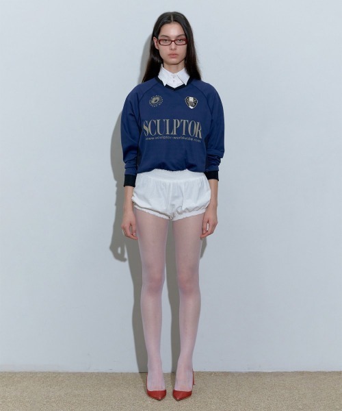 SCULPTOR(スカルプター)の「Damier Soccer Jersey(ジャージ・レディース・グリーン/ネイビー・LARGE/MEDIUM)」の6枚目の写真