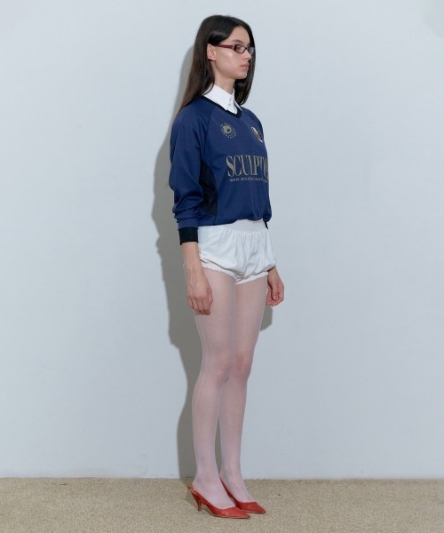 SCULPTOR(スカルプター)の「Damier Soccer Jersey(ジャージ・レディース・グリーン/ネイビー・LARGE/MEDIUM)」の7枚目の写真