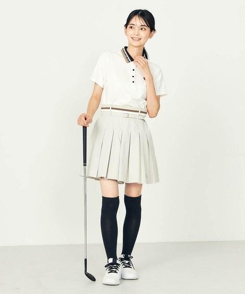 a.v.v(アーヴェヴェ)の「レディースゴルフウエア/プリーツキュロット(その他パンツ・レディース・ブラック/グレー系その他・36/38/40)」の20枚目の写真