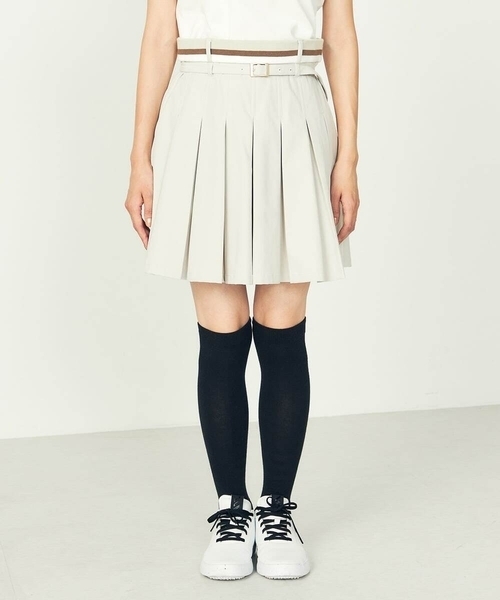 a.v.v(アーヴェヴェ)の「レディースゴルフウエア/プリーツキュロット(その他パンツ・レディース・ブラック/グレー系その他・36/38/40)」の6枚目の写真
