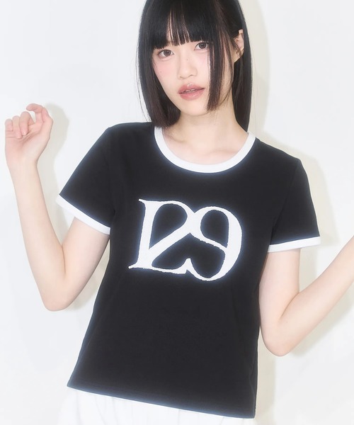 IORE＊イオレ　DETAIL PONTE T-SHIRT Tシャツ(ブラック) DETAIL PONTE T-SHIRT – IORE