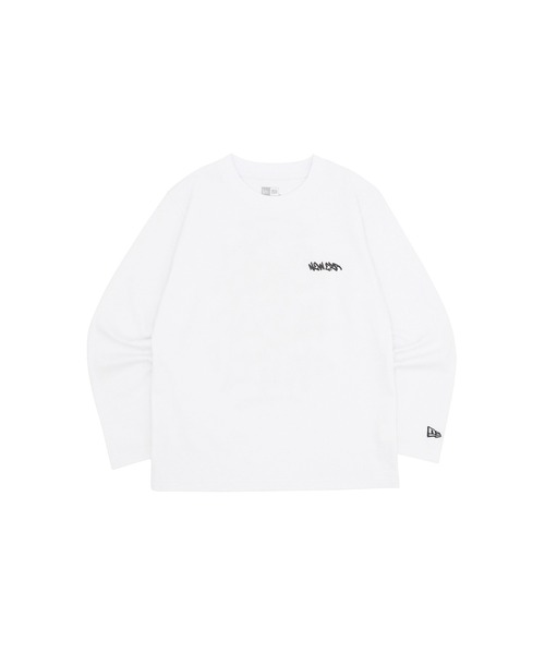 THE ROW☆カットソー☆ホワイト☆落書きシリーズ☆キッズ☆ホワイト☆長袖 110－150/親子リンク】ビジューペプラムトップス（カットソー） | THE