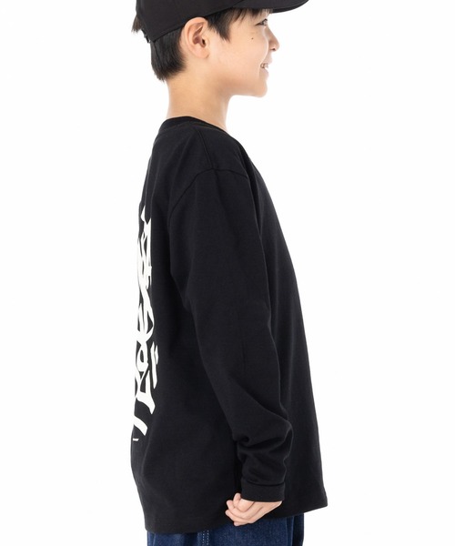 ニューエラキッズ 長袖Tシャツ ロンT グラフィックロゴ（Tシャツ