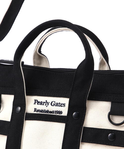 PEARLY GATES】帆布カートバッグ (UNISEX)（ショルダーバッグ
