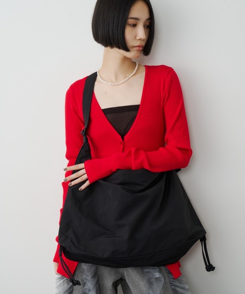 LE VERNIS（ル・ベルニ）の「LE VERNIS(ル・ベルニ) Stomach bag M（ショルダーバッグ・レディース・ブラウン/チャコール/ベージュ/ブラック・FREE）」の15枚目の写真