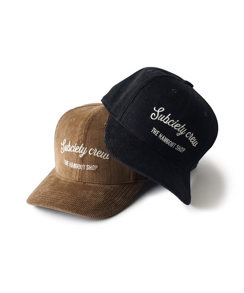 Subciety（サブサエティ）の「Corduroy cap（キャップ・メンズ・ブラウン/ブラック・FREE）」の4枚目の写真