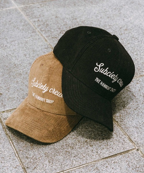 Subciety（サブサエティ）の「Corduroy cap（キャップ・メンズ・ブラウン/ブラック・FREE）」の6枚目の写真
