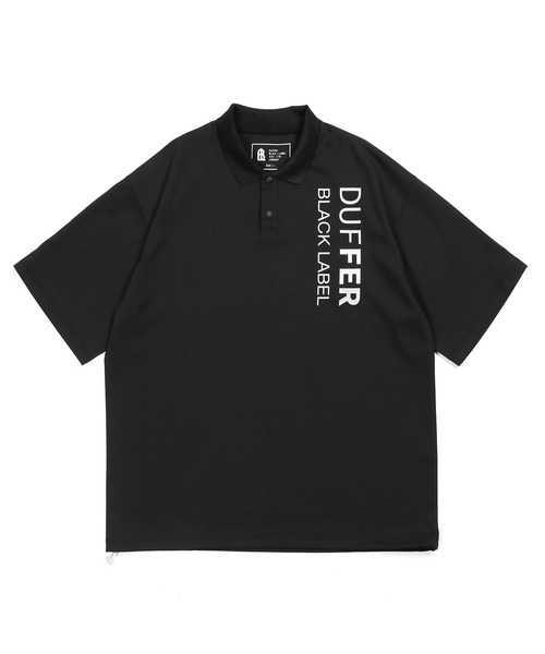 The DUFFER of ST.GEORGE（ザダファーオブセントジョージ）の「〔BLACK LABEL〕"A-PACK" TECH POLO：吸水速乾 接触冷感 UVカット テックポロ（ポロシャツ・メンズ・ブラック/ホワイト・MEDIUM/LARGE/X-LARGE）」の8枚目の写真