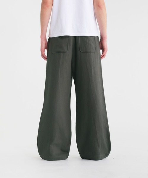 Regen Glanz(レーゲングランツ)の「linen cotton straight easy pants/リネンコットンストレートイージーパンツ(その他パンツ・メンズ・ブラック/カーキ/チャコールグレー・SMALL/MEDIUM/LARGE)」の10枚目の写真