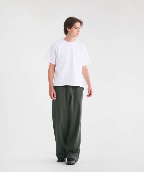 Regen Glanz(レーゲングランツ)の「linen cotton straight easy pants/リネンコットンストレートイージーパンツ(その他パンツ・メンズ・ブラック/カーキ/チャコールグレー・SMALL/MEDIUM/LARGE)」の12枚目の写真