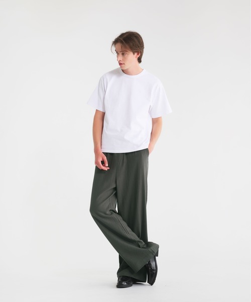 Regen Glanz(レーゲングランツ)の「linen cotton straight easy pants/リネンコットンストレートイージーパンツ(その他パンツ・メンズ・ブラック/カーキ/チャコールグレー・SMALL/MEDIUM/LARGE)」の13枚目の写真