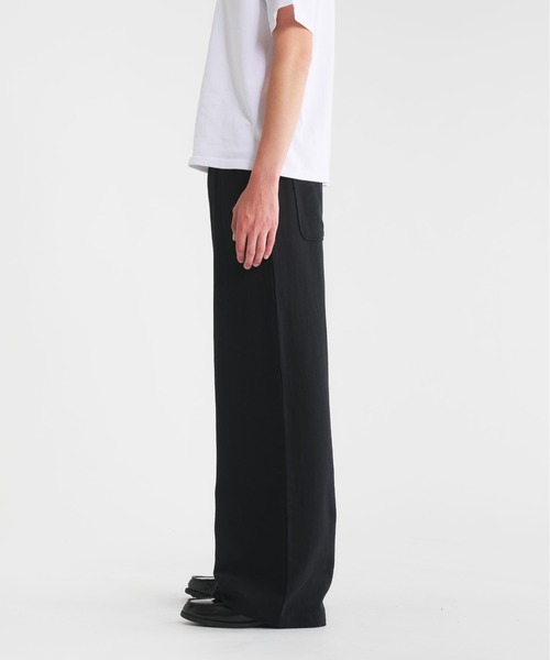 Regen Glanz(レーゲングランツ)の「linen cotton straight easy pants/リネンコットンストレートイージーパンツ(その他パンツ・メンズ・ブラック/カーキ/チャコールグレー・SMALL/MEDIUM/LARGE)」の4枚目の写真