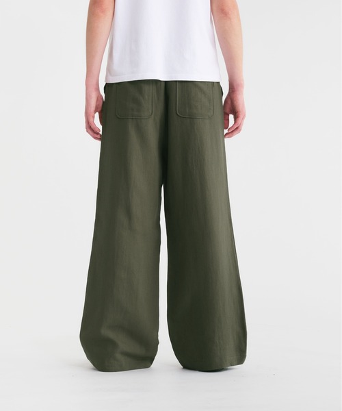 Regen Glanz(レーゲングランツ)の「linen cotton straight easy pants/リネンコットンストレートイージーパンツ(その他パンツ・メンズ・ブラック/カーキ/チャコールグレー・SMALL/MEDIUM/LARGE)」の15枚目の写真