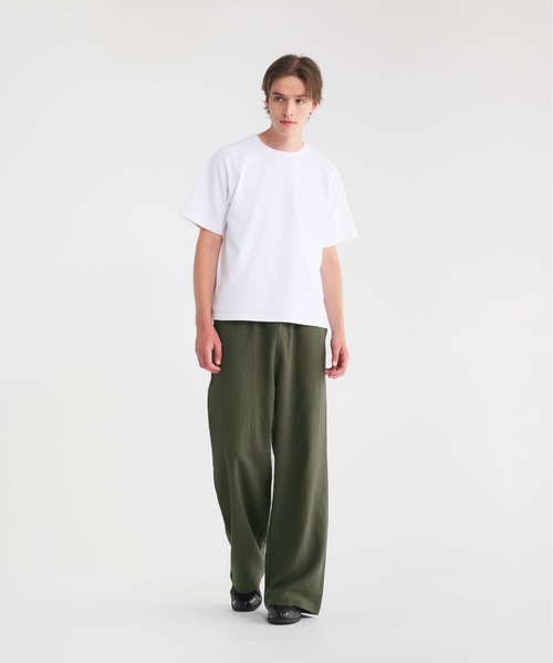 Regen Glanz(レーゲングランツ)の「linen cotton straight easy pants/リネンコットンストレートイージーパンツ(その他パンツ・メンズ・ブラック/カーキ/チャコールグレー・SMALL/MEDIUM/LARGE)」の16枚目の写真