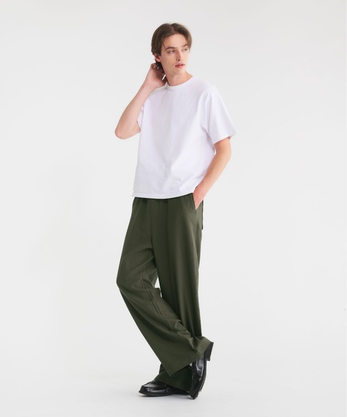 Regen Glanz(レーゲングランツ)の「linen cotton straight easy pants/リネンコットンストレートイージーパンツ(その他パンツ・メンズ・ブラック/カーキ/チャコールグレー・SMALL/MEDIUM/LARGE)」の19枚目の写真