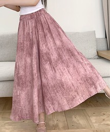 【Heve】サテンフレアガウチョパンツ　ピンク　36 fit=scale-down,w=1200