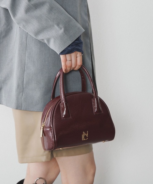 NICAL（ニカル）の「【NICAL】ミニボストンバッグ/554380（ショルダーバッグ・レディース・レッド/ブラック・FREE）」の4枚目の写真