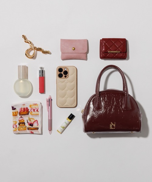 NICAL（ニカル）の「【NICAL】ミニボストンバッグ/554380（ショルダーバッグ・レディース・レッド/ブラック・FREE）」の10枚目の写真