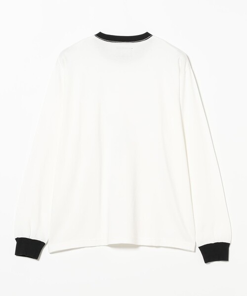 BEAMS PLUS（ビームスプラス）の「2トーン ポケット Tシャツ（Tシャツ/カットソー・メンズ・ネイビー/ホワイト/グリーン/パープル・XX-LARGE/X-LARGE/LARGE/MEDIUM/SMALL）」の5枚目の写真