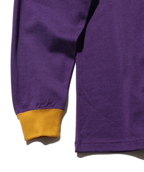 BEAMS PLUS（ビームスプラス）の「2トーン ポケット Tシャツ（Tシャツ/カットソー・メンズ・ネイビー/ホワイト/グリーン/パープル・XX-LARGE/X-LARGE/LARGE/MEDIUM/SMALL）」の19枚目の写真