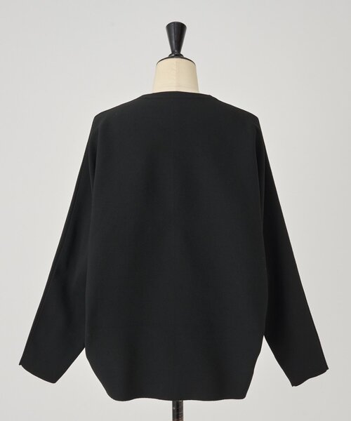 BEARDSLEY（ビアズリー）の「ドルマンニットカーディガン（カーディガン/ボレロ・レディース・ベージュ/ブラック・FREE）」の8枚目の写真