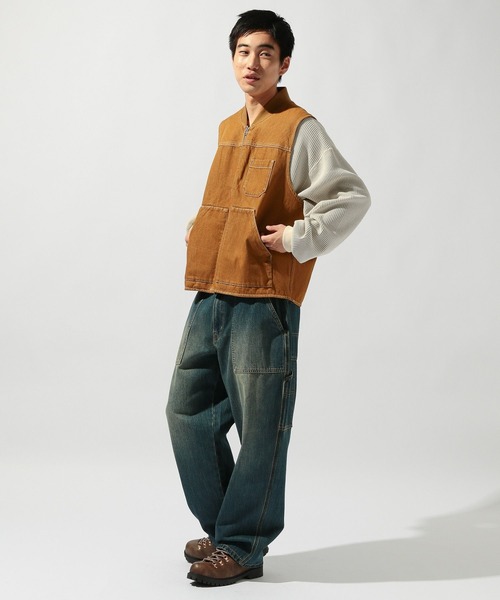 niko and JEANS 2025AW】デニムワークベスト（ベスト）｜niko