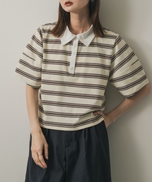 SENSE OF PLACE by URBAN RESEARCH | マルチボーダーカットポロシャツ(ポロシャツ)