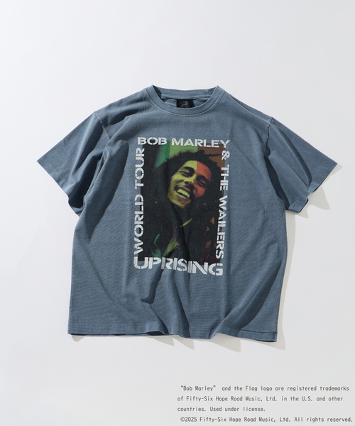 BOB MARLEY / ボブ・マーリー 別注 フェードプリントTシャツ（T