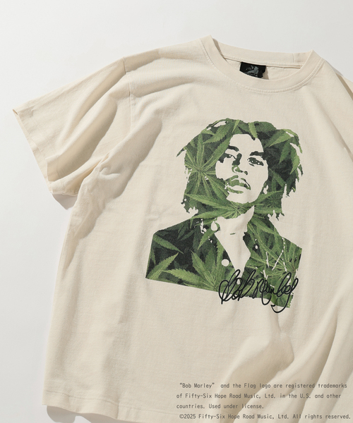 BOB MARLEY / ボブ・マーリー 別注 フェードプリントTシャツ（T