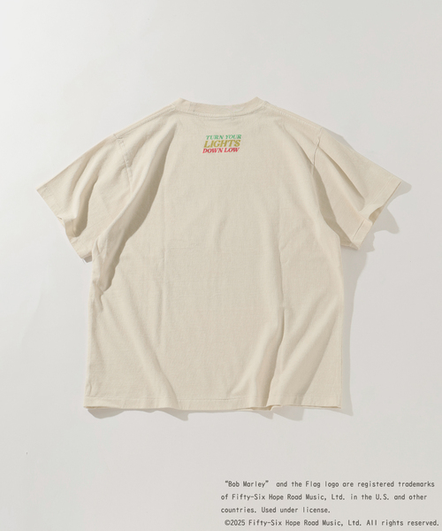 完売レアボブ・マーリージャーナルスタンダード別注フェードプリントTシャツタイダイ JOURNAL STANDARD relume × BOB MARLEY 別注 フェードプリントT