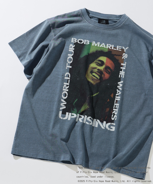 BOB MARLEY / ボブ・マーリー 別注 フェードプリントTシャツ（T