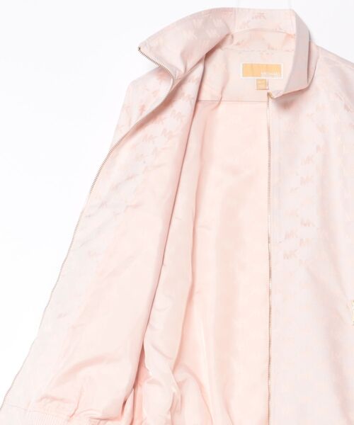 MICHAEL KORS（マイケルコース）の「MK ジャカード ボンバー ジャケット（ブルゾン・レディース・ピンク系・XS/S/M/L/XL）」の3枚目の写真