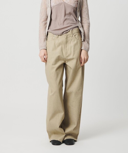 ATTISESSION＞ワイド デニムパンツ 4/402（デニムパンツ