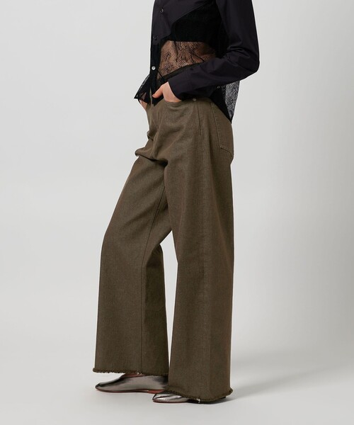 セール】＜ATTISESSION＞ワイド デニムパンツ 4/402（デニムパンツ