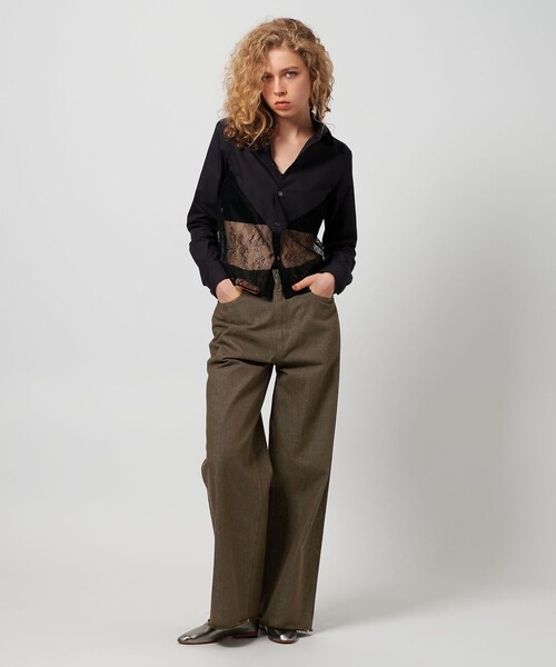 ATTISESSION ハーフ デニム パンツとワイド デニムパンツ ATTISESSION