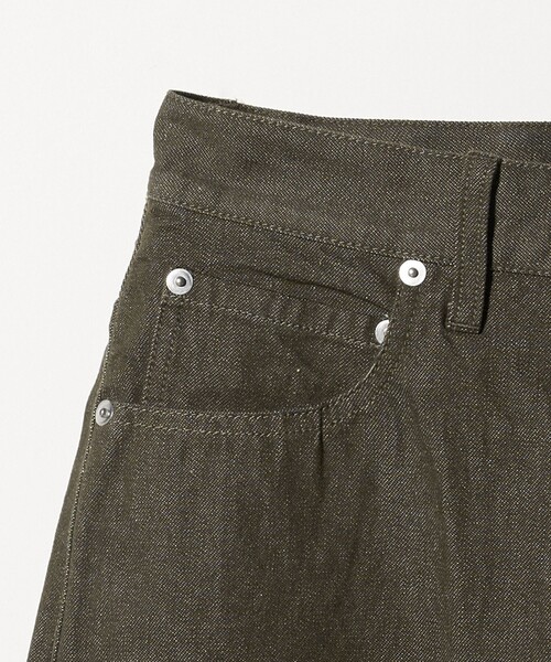 ATTISESSION（アティセッション）の「＜ATTISESSION＞ワイド デニムパンツ 4/402（デニムパンツ・レディース・ネイビー/オリーブ/ベージュ・38/36）」の18枚目の写真