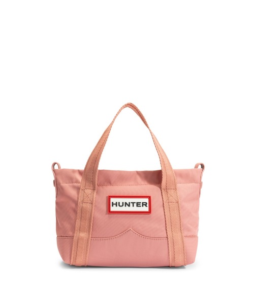 HUNTER（ハンター）の「ナイロン ミニ トップ クリップ トート バッグ（トートバッグ・レディース・ライラック/ピンク・ONE）」の2枚目の写真
