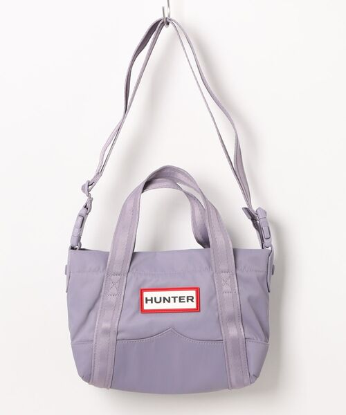 HUNTER（ハンター）の「ナイロン ミニ トップ クリップ トート バッグ（トートバッグ・レディース・ライラック/ピンク・ONE）」の15枚目の写真