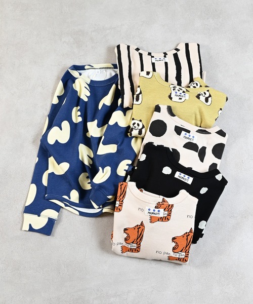 MARKEY'S（マーキーズ）の「ソウガラスパンフライスカットソー（Tシャツ/カットソー・キッズ・ネイビー/ストライプ/ベージュ系その他/ホワイト系その他/オレンジ系その他/ブラック系その他・80/90/95/100/110/120/130）」の7枚目の写真