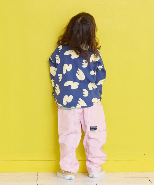 MARKEY'S（マーキーズ）の「ソウガラスパンフライスカットソー（Tシャツ/カットソー・キッズ・ネイビー/ストライプ/ベージュ系その他/ホワイト系その他/オレンジ系その他/ブラック系その他・80/90/95/100/110/120/130）」の21枚目の写真